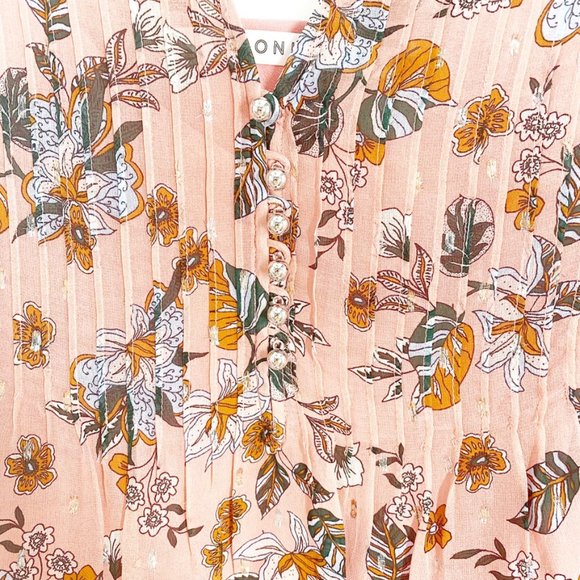 Veronica Beard Mauve pink floral Silk Lowell Blouse Top SZ 2 NWT - Picture 16 of 16